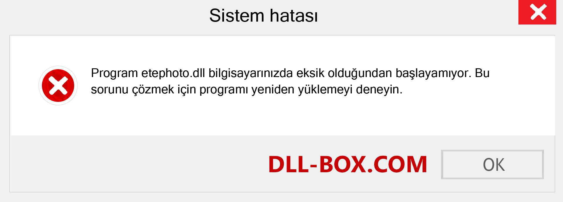 etephoto.dll dosyası eksik mi? Windows 7, 8, 10 için İndirin - Windows'ta etephoto dll Eksik Hatasını Düzeltin, fotoğraflar, resimler